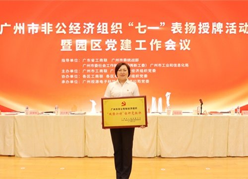 标杆引领，荣誉升级！集团党支部荣膺广州市非公有造经济组织“双强六好”标